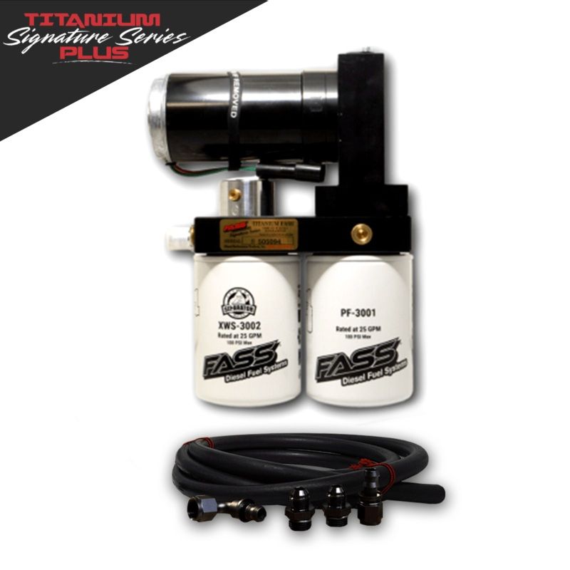 Titanium Signature Series Plus Fuel System for 2000-2005 Ford Excursion Powerstroke 6.0L and 7.3L (Stock-700hp) FASS TSPF15180F140G