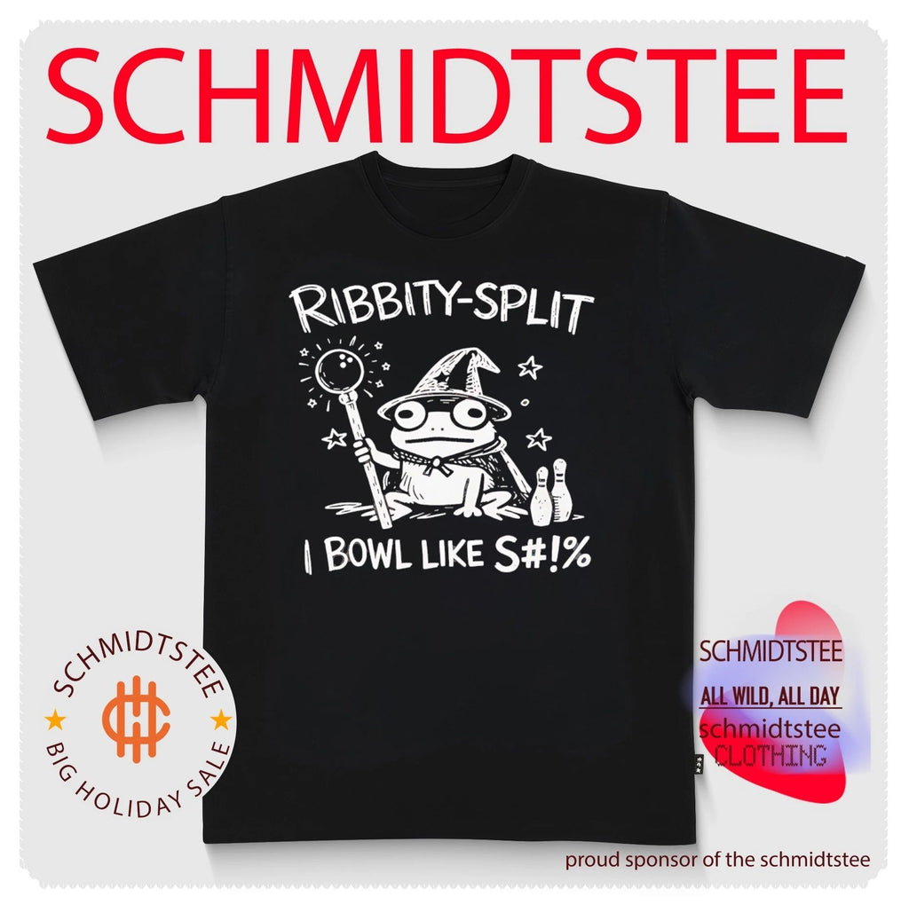 Frog ribbity-split I bowl like shit shirt