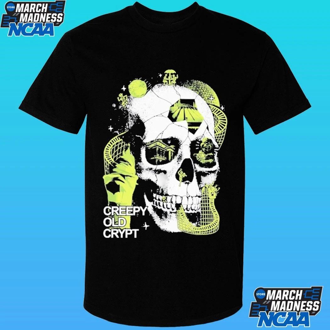 Creepy Old Crypt Deconstructed Skull Shirt