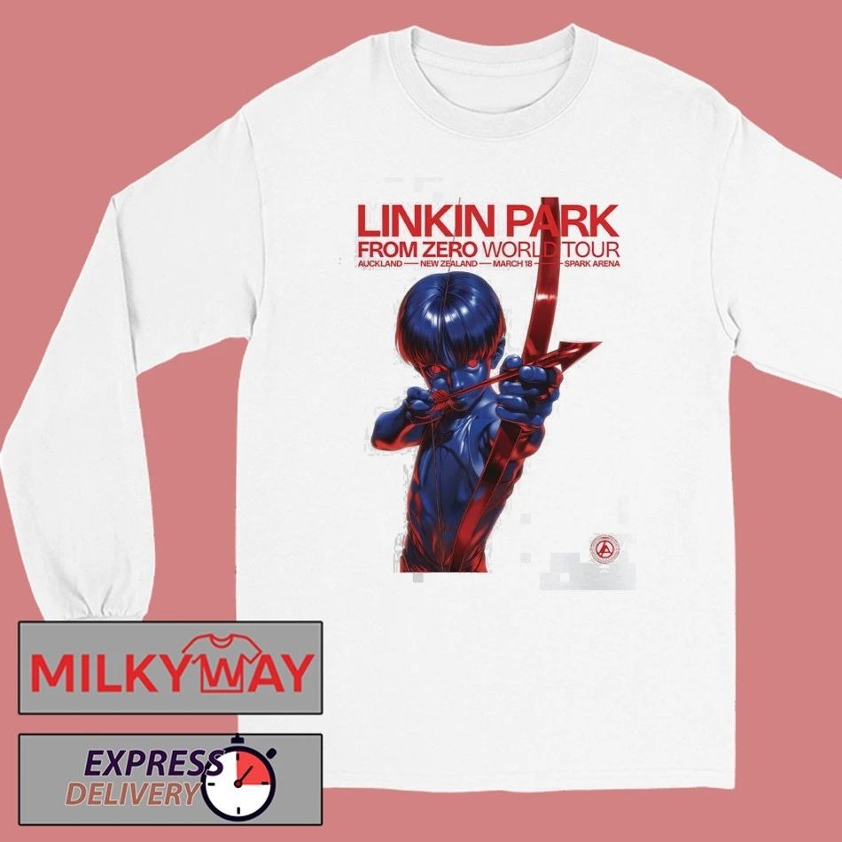 Linkin Park From Zero World Tour Auckland New Zealand 2026 Event Poster At Spark Arena On March 18 2026 T-Shirt