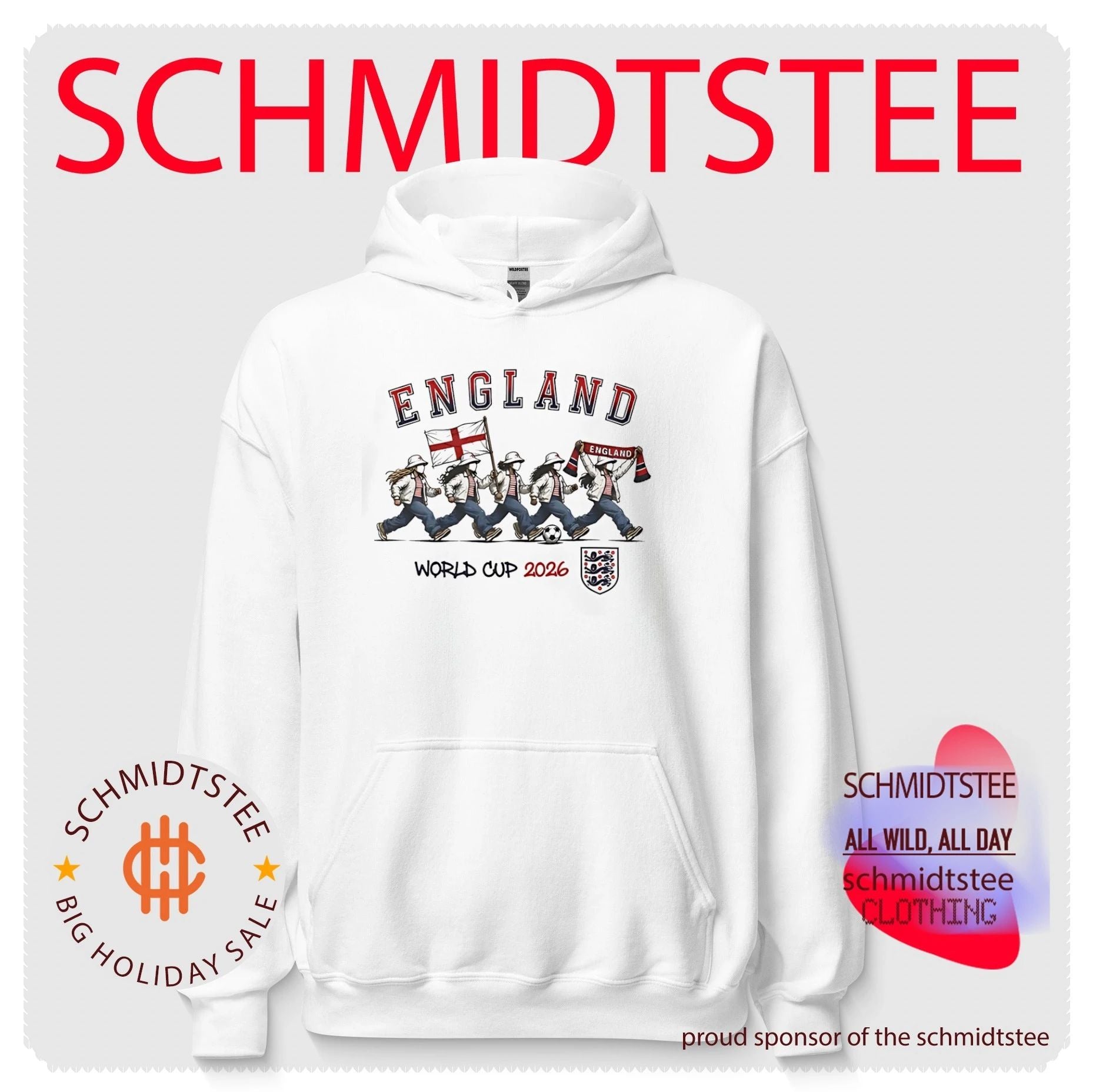 England World Cup 2026 Women’s soccer players graphic vintage shirt