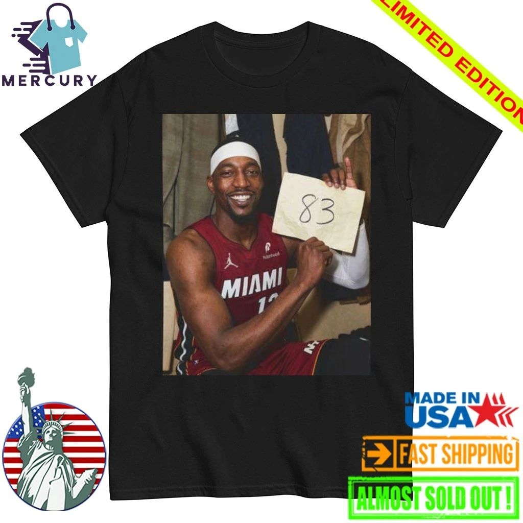 Bam Adebayo 83 Point Game Portrait Shirt