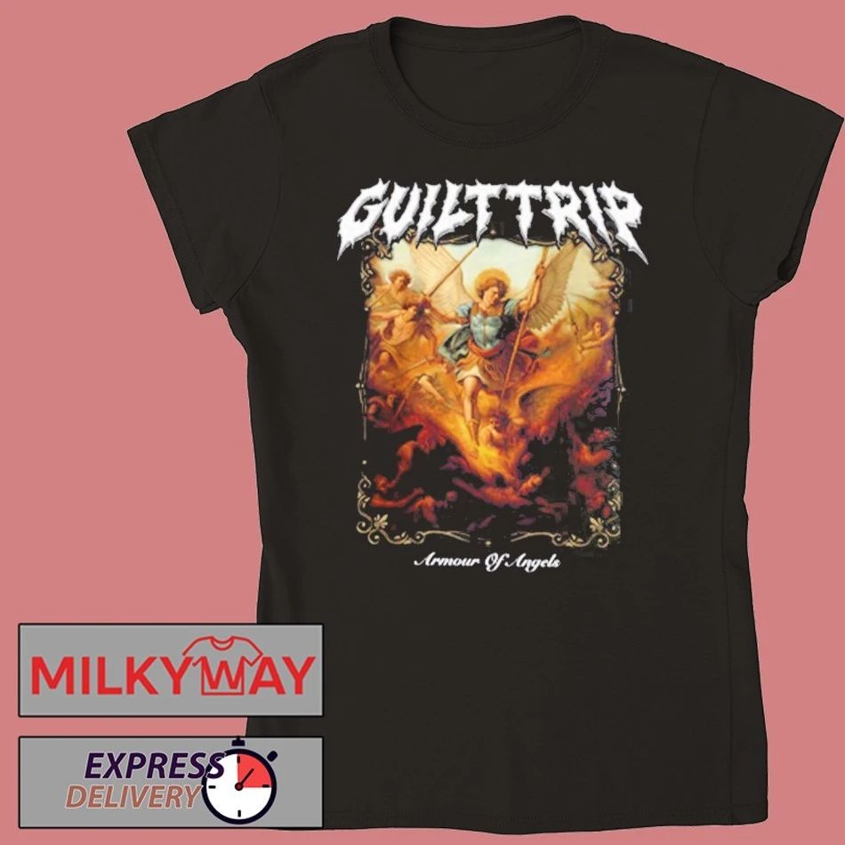 Guilt Trip Armour Of Angels Album Merch Bundle Cover Art T-Shirt