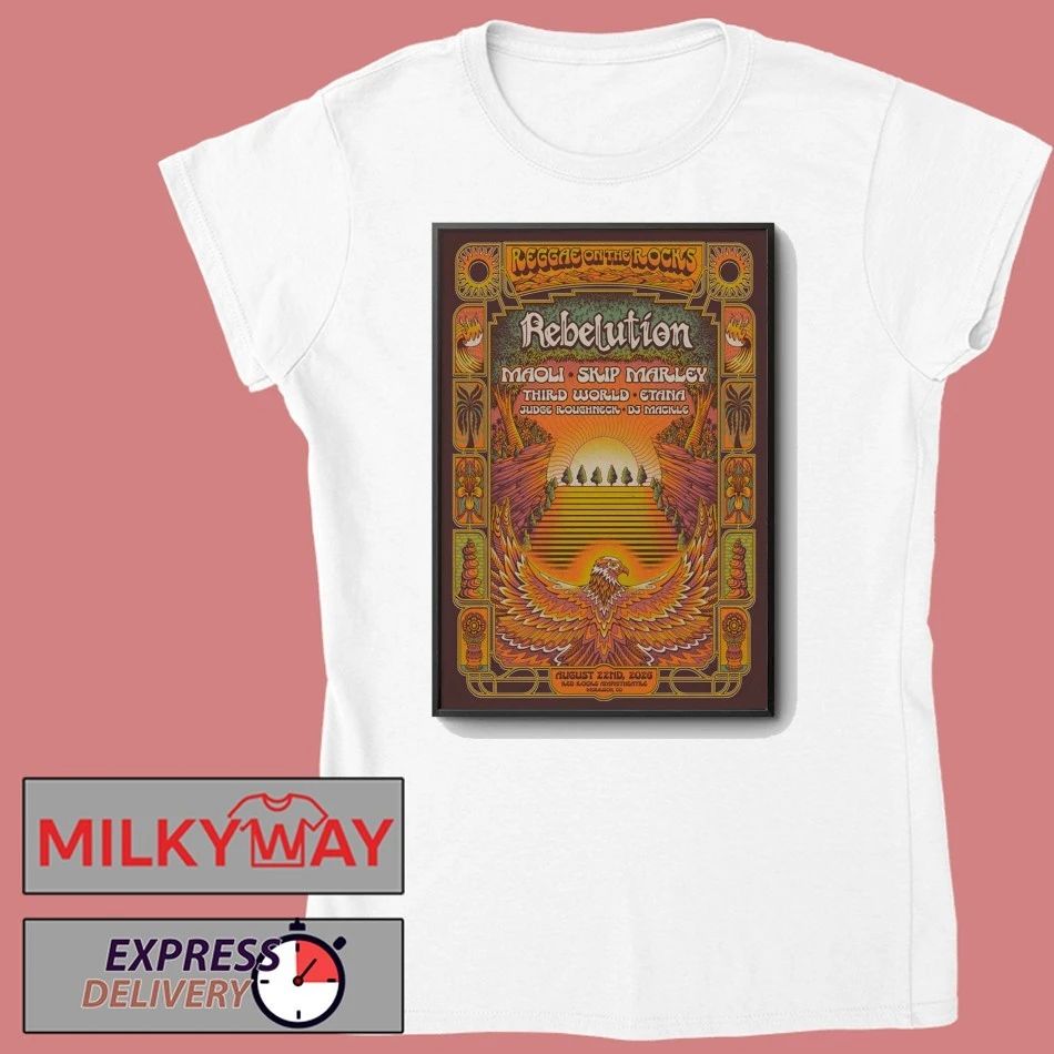 Rebelution Red Rocks in Morrison CO 8 22 2026 Poster shirt