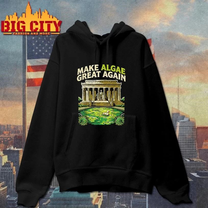 Make Algae Great Again Funny Political Satire T-Shirt