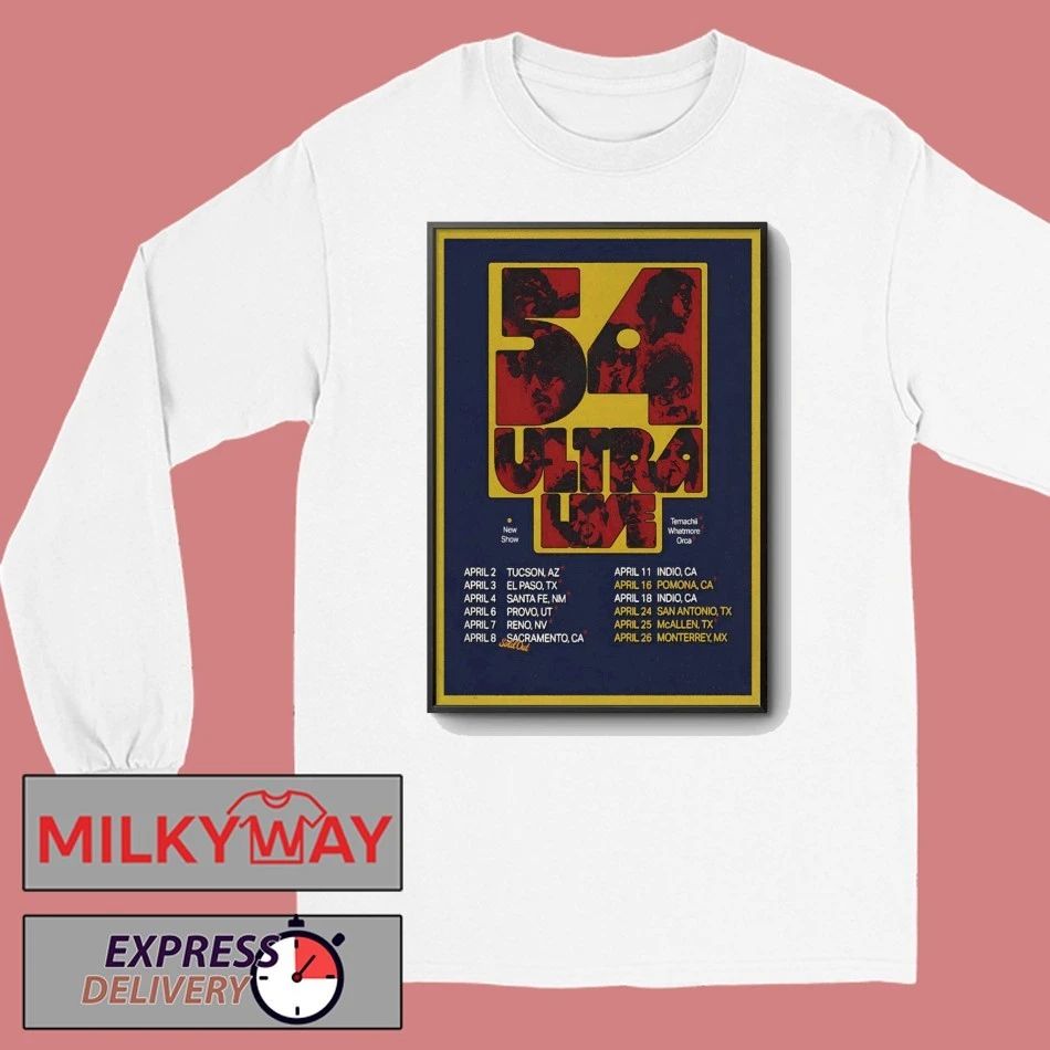 54ultra April 2026 Tour Poster shirt