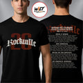 Welcome To Rockville 2026 Festival Merch Daytona Beach Florida Rockville 26 Logo Grunge With Lineup Shirt
