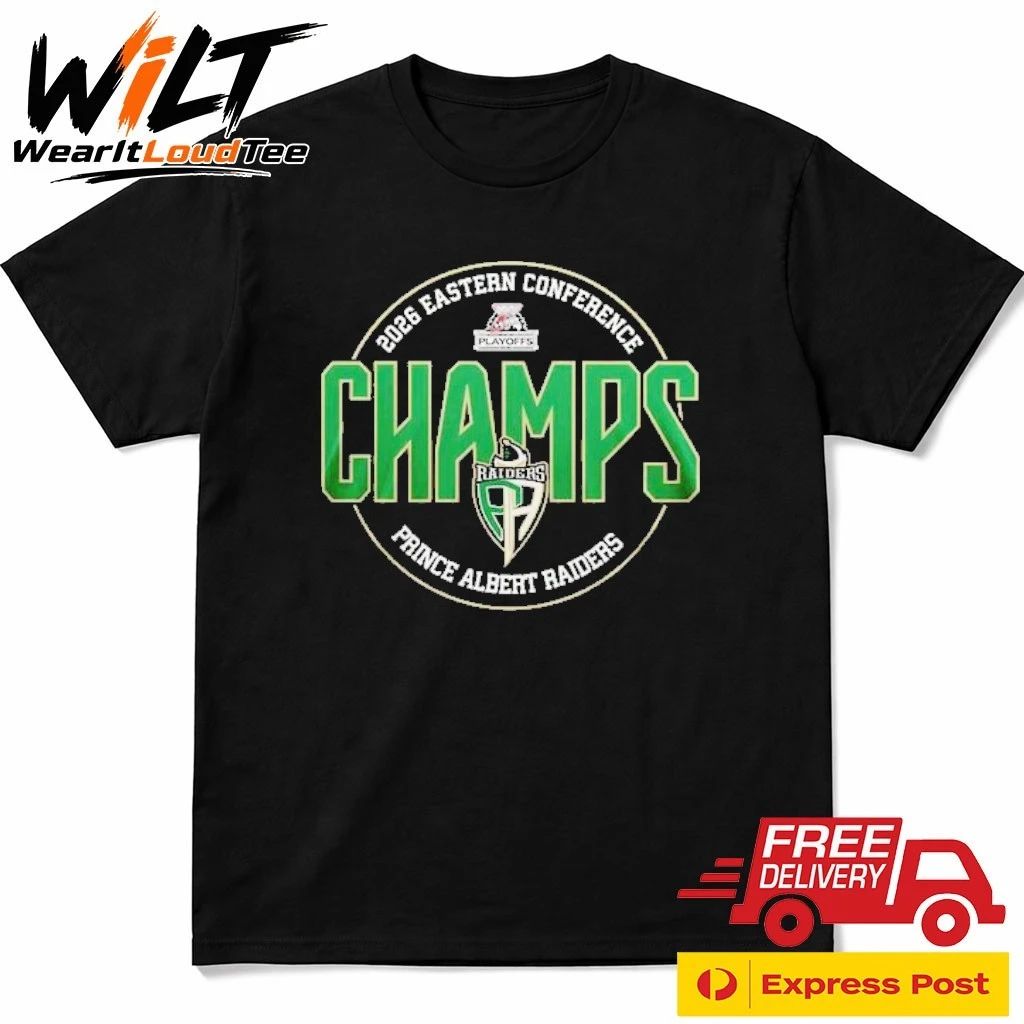 Prince Albert Raiders 2026 WHL Eastern Conference Champs Shirt