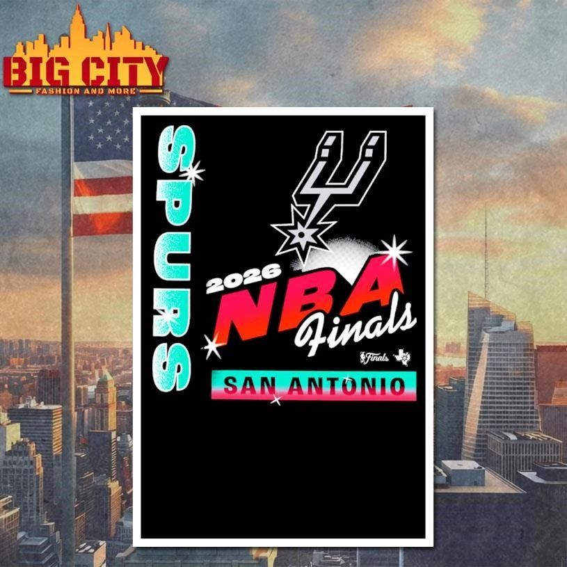 San Antonio Spurs Men’s ’47 Brand 2026 NBA Finals Billboard Franklin Shirt