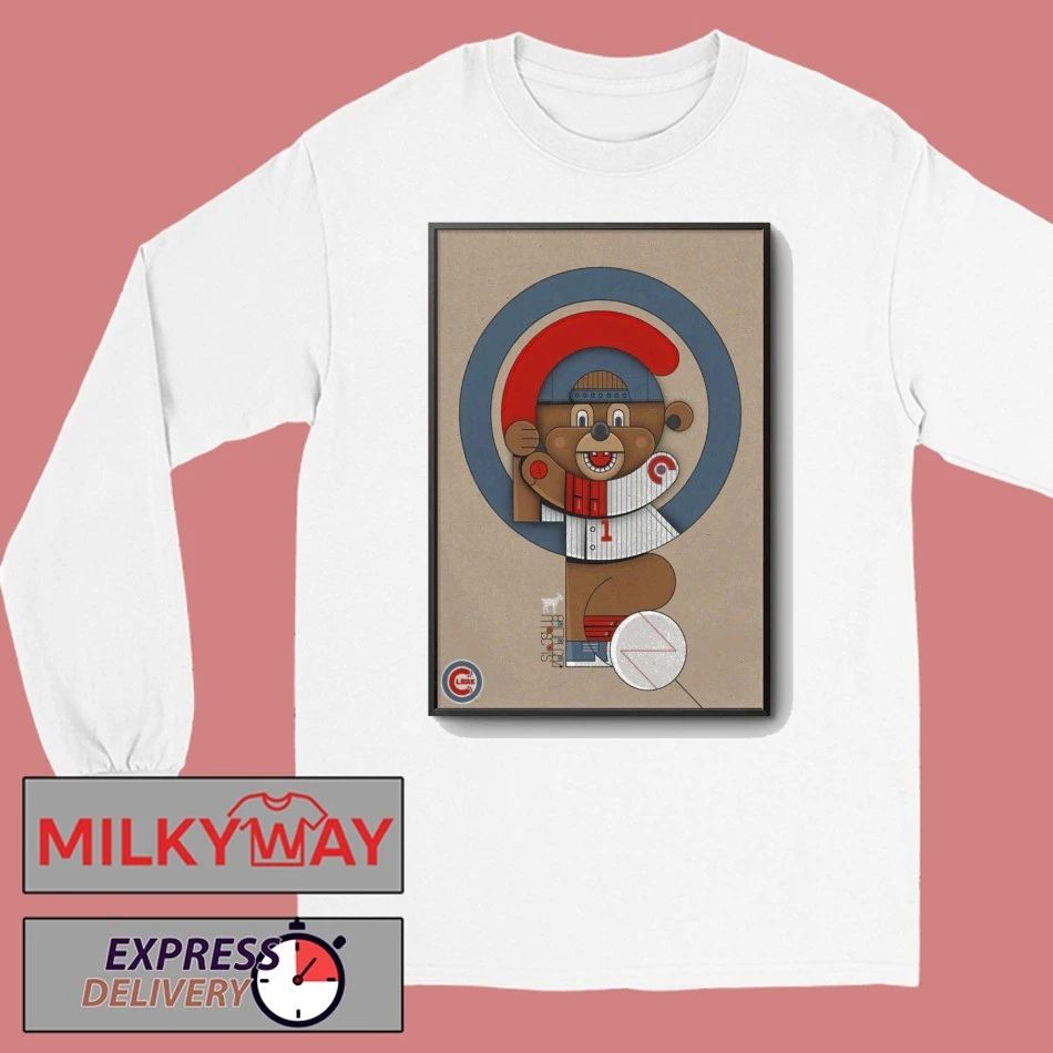 Clark The Cub at Wrigley Field Poster shirt