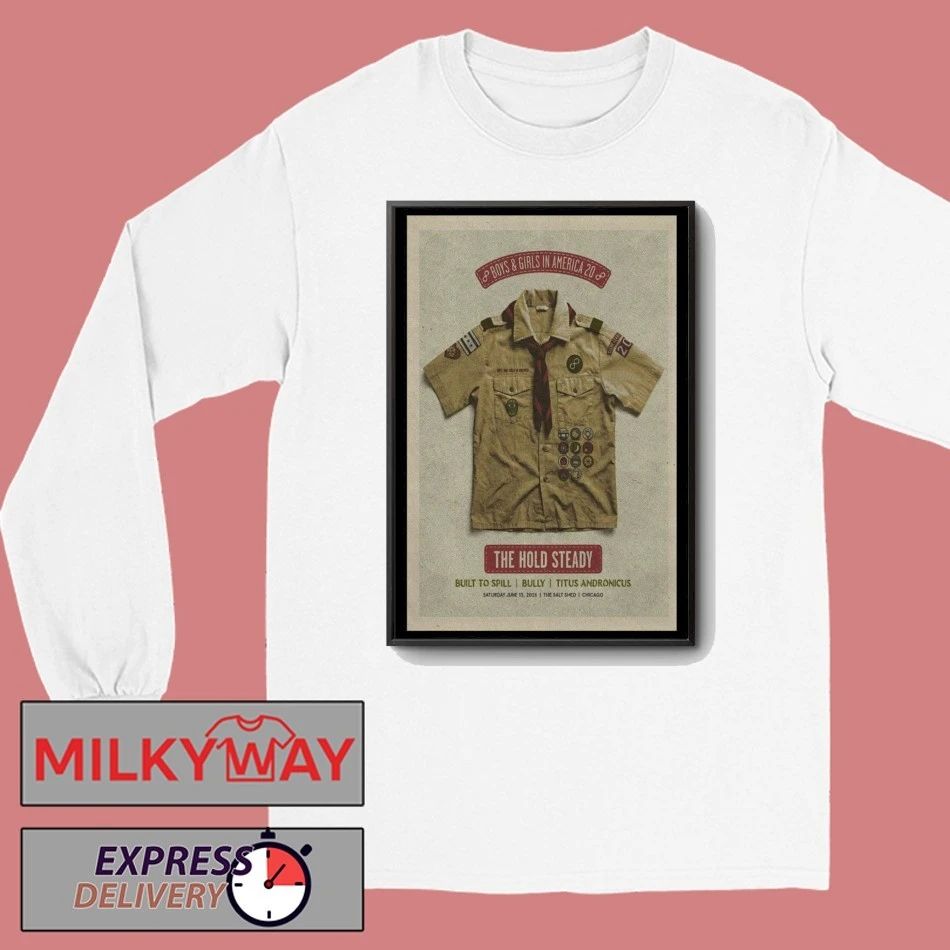 The Hold Steady Tour The Salt Shed Outdoors in Chicago, Illinois June 13 2026 Poster shirt