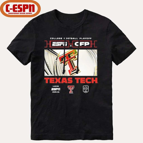 2025-26 CFP Texas Tech Red Raiders Window Shirt