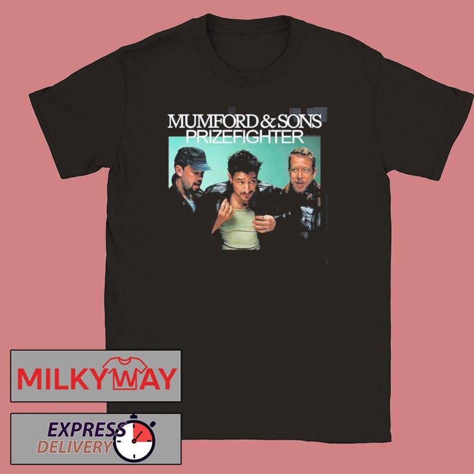 Mumford And Sons Prizefighter North America Tour 2026 City Dates Two Sided T-Shirt