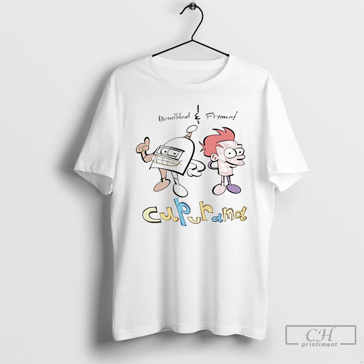 Classic Bend Head Flyman Futurama T Shirts