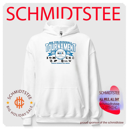 2026 Big Ten Baseball Tournament Charles Schwab Field Omaha logos shirt