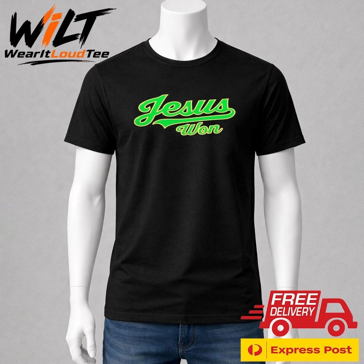 Athletics Jesus Won Shirt