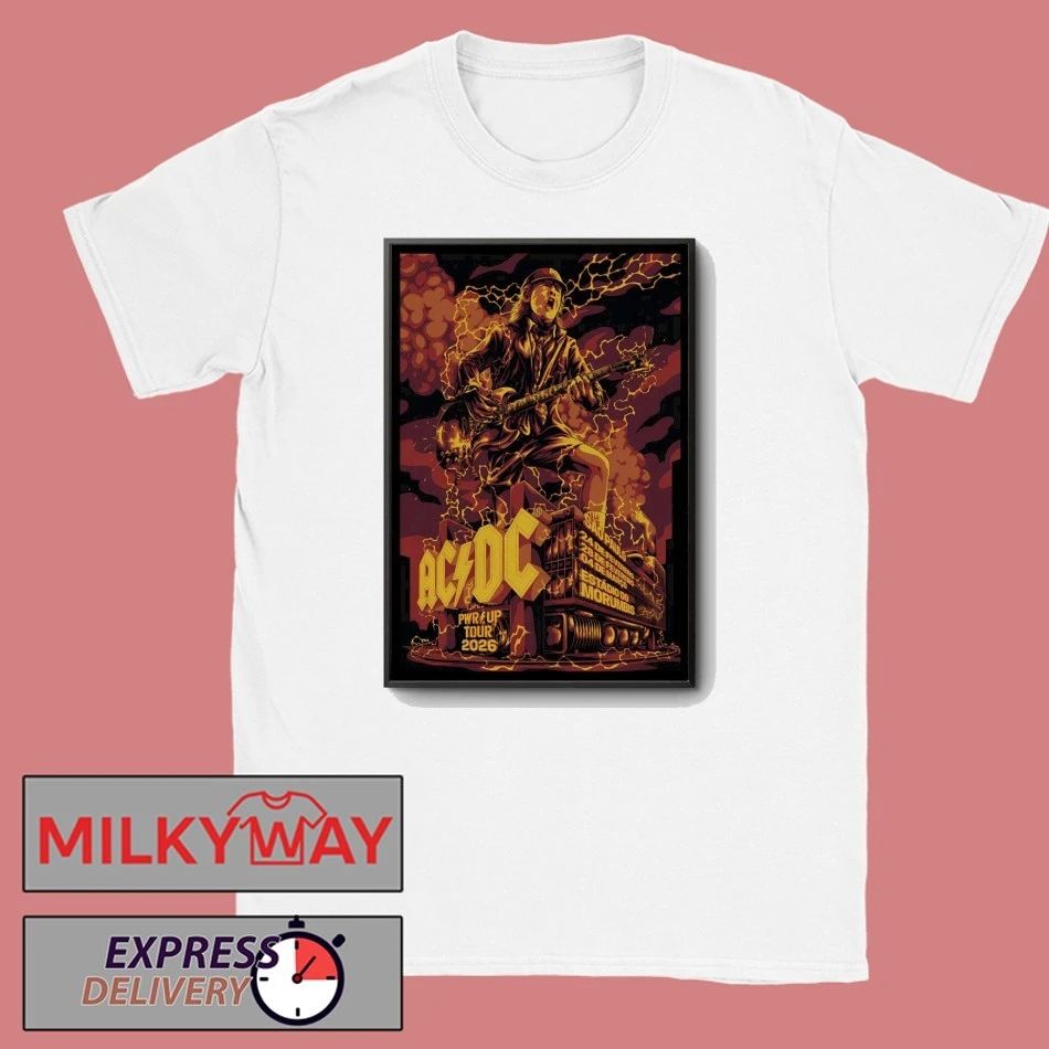AC DC PWR Up Tour 2026 In São Paulo, Brazil Poster shirt