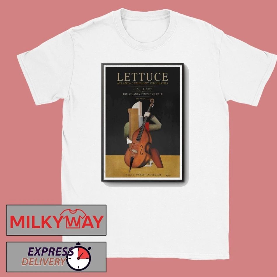 Poster TOUR LETTUCE Atlanta, GA Tour June 11 2026 shirt