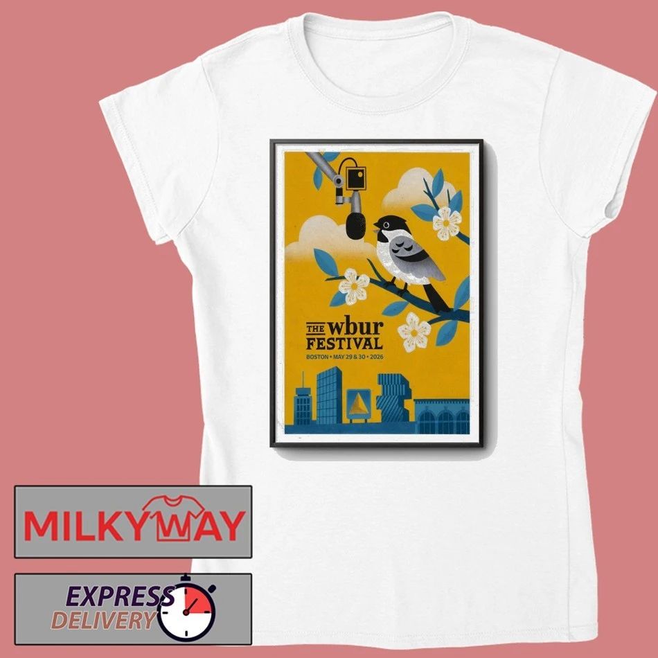 The Wbur Festival Boston MA 5 29-5 30 2026 Poster shirt