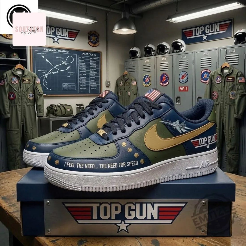 Gun Maverick Military Edition Air Force 1 Shoes