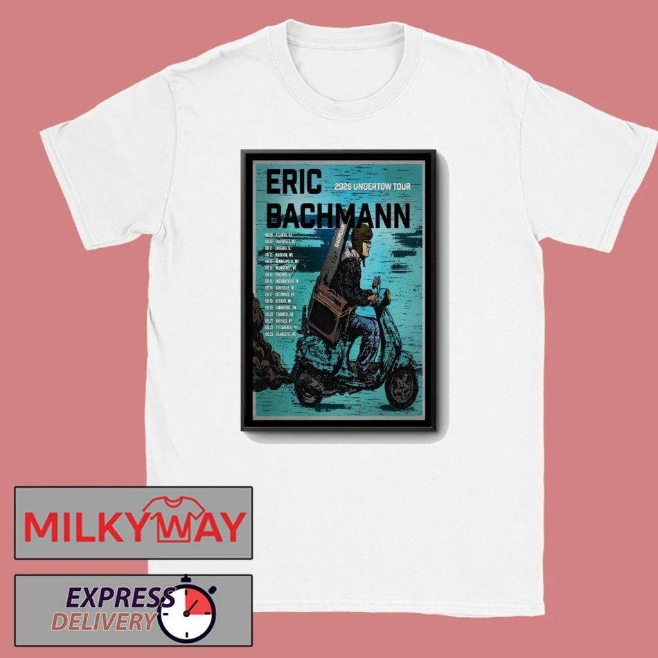 Eric Bachmann Undertow Tour 2026 Poster shirt