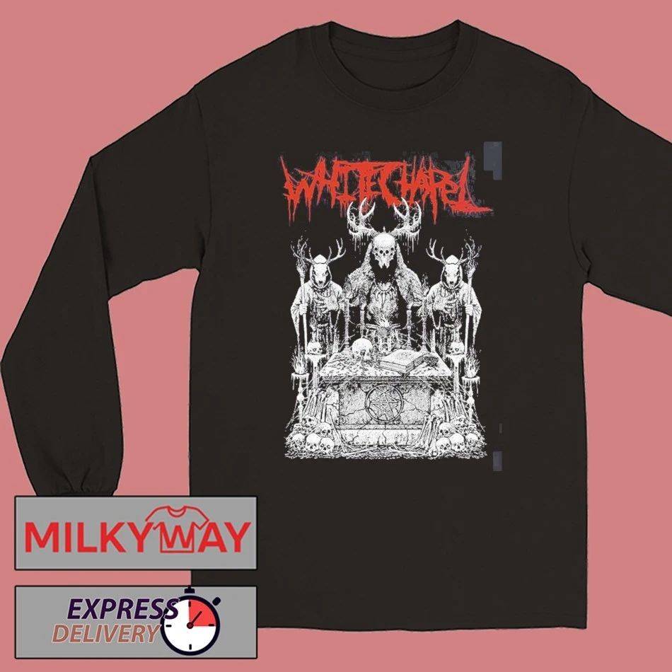 Whitechapel North America Tour 2026 Venue Merch Tee Graphic With Dates Back Two Sided T-Shirt