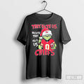 Classic Grinch Santa Hat They Hate Us Because They Aint Us Kansas City Chiefs Baseball