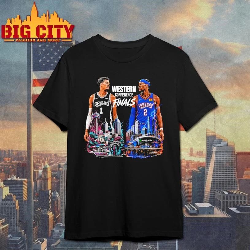 Spurs vs Thunder 2026 NBA Playoffs Conference Finals Shirt