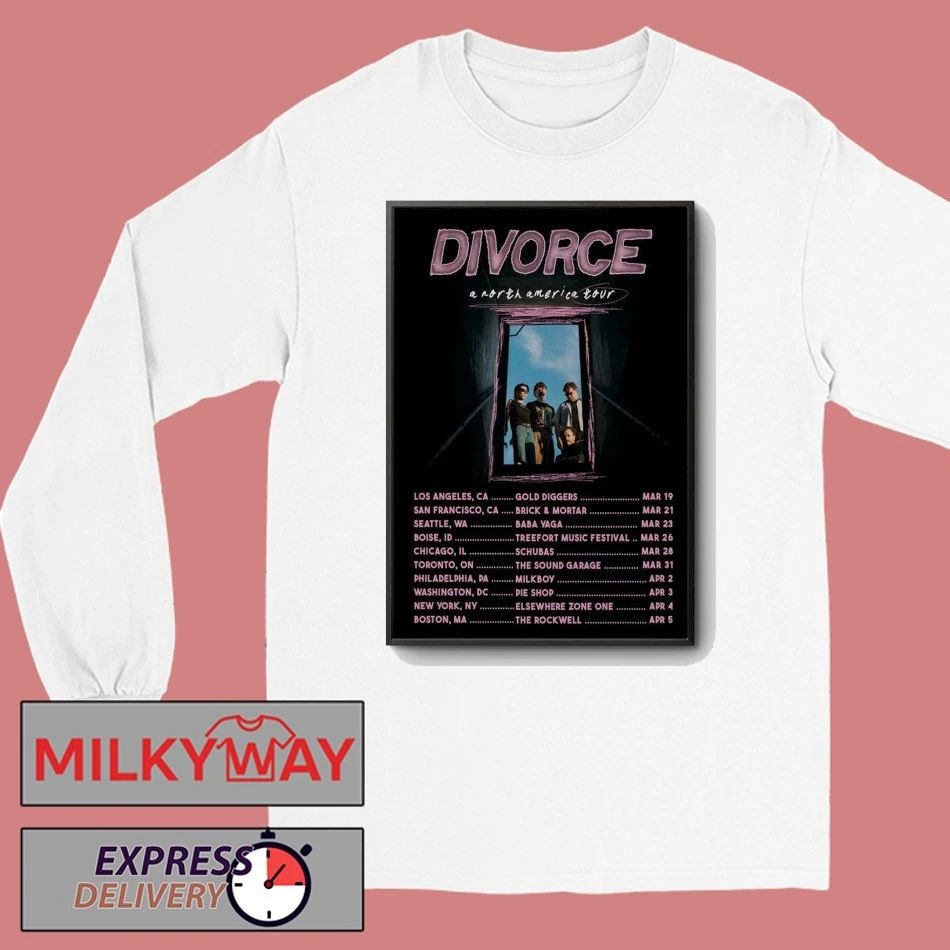 Divorce A North America Tour 2026 Poster shirt