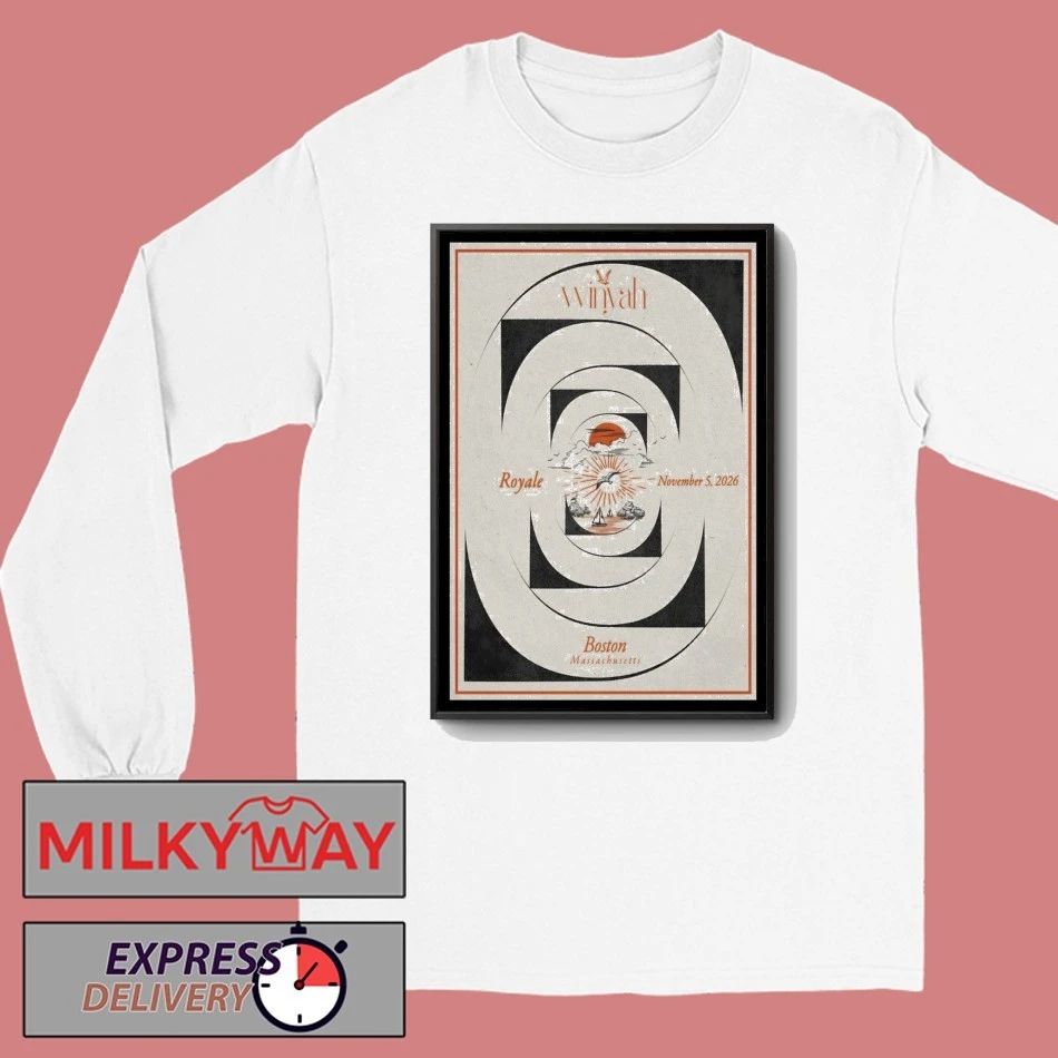 Winyah Boston MA Tour On Nov 5 2026 Poster shirt
