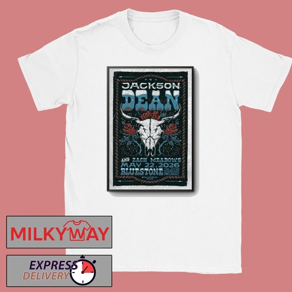 Jackson Dean The Bluestone, Columbus May 22, 2026 Poster shirt