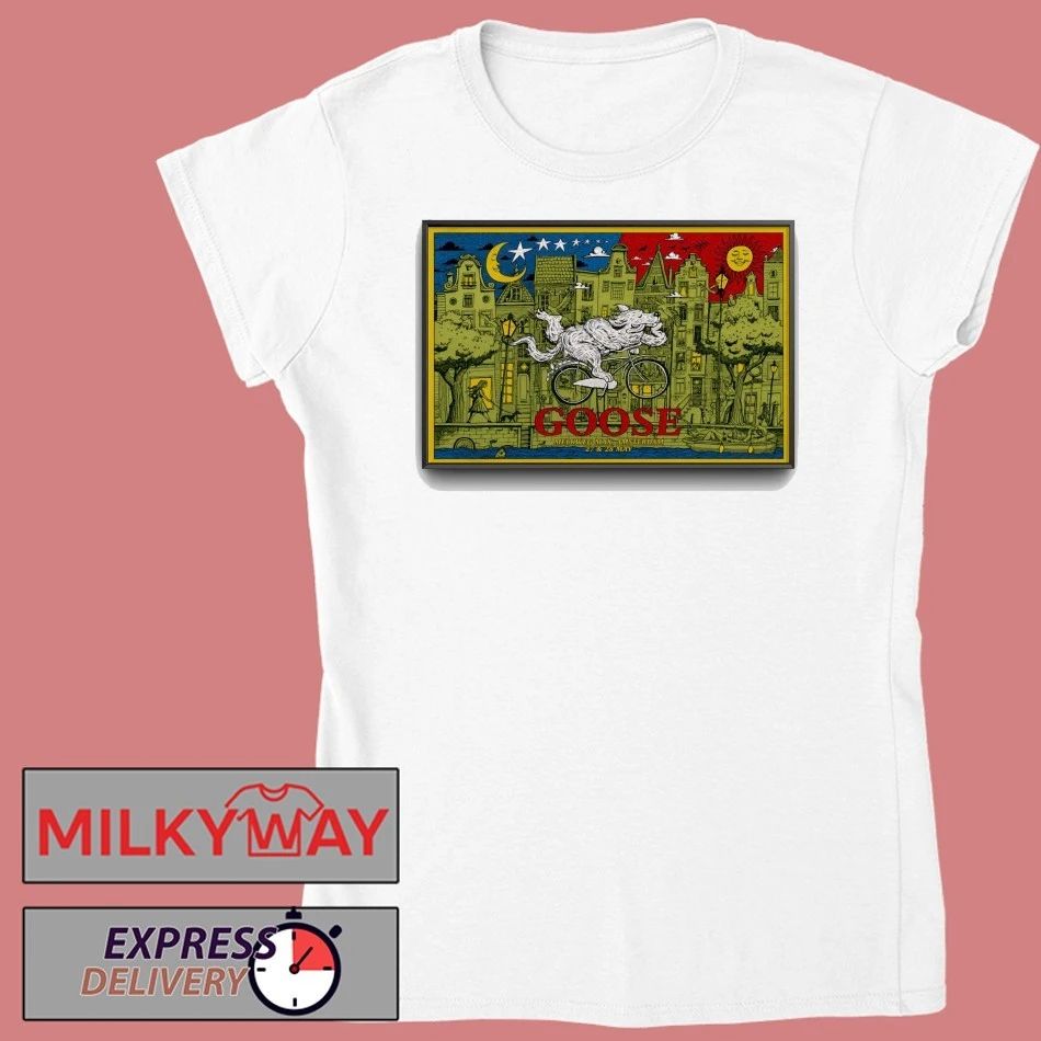 Goose Amsterdam, Netherlands Tour On May 27-28 2026 Poster shirt