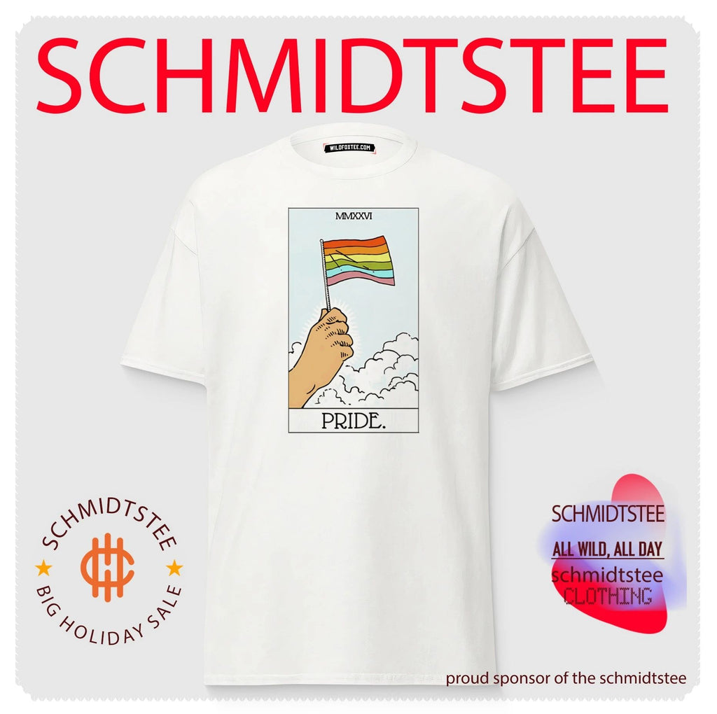 Pride Tarot rainbow flag shirt