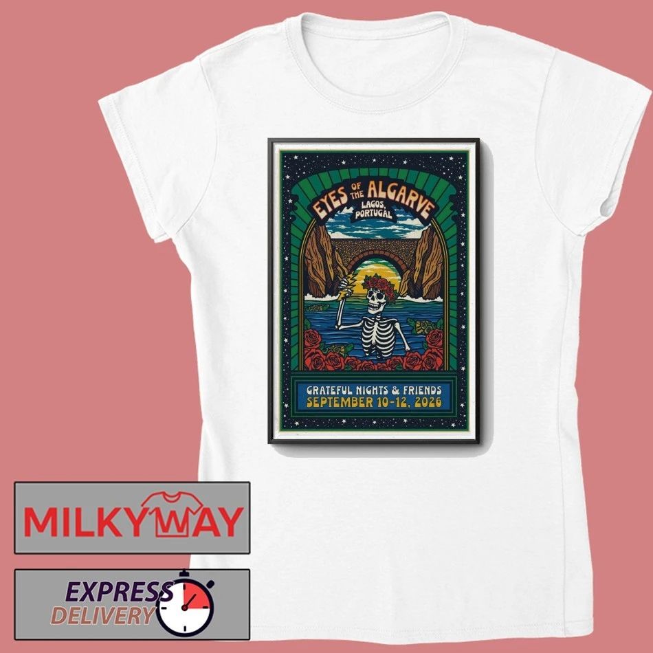 Grateful Dead In Lagos Portugal On Sept 10-12 2026 Tour Poster shirt