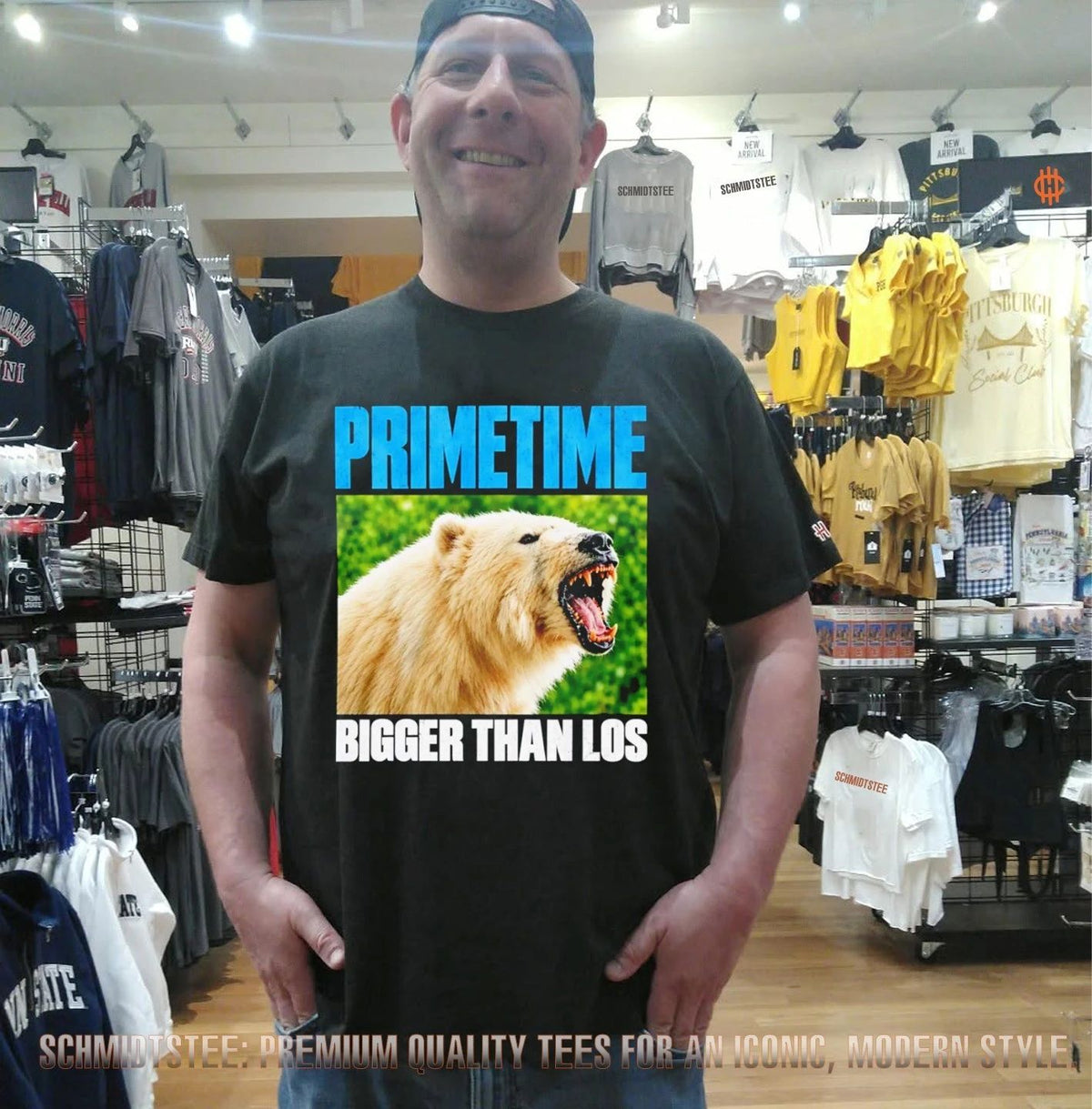 Primetime Bigger Than Los Bear shirt