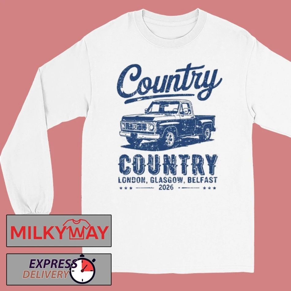 Country To Country 2026 Tour London Glasgow, Belfast T-Shirt