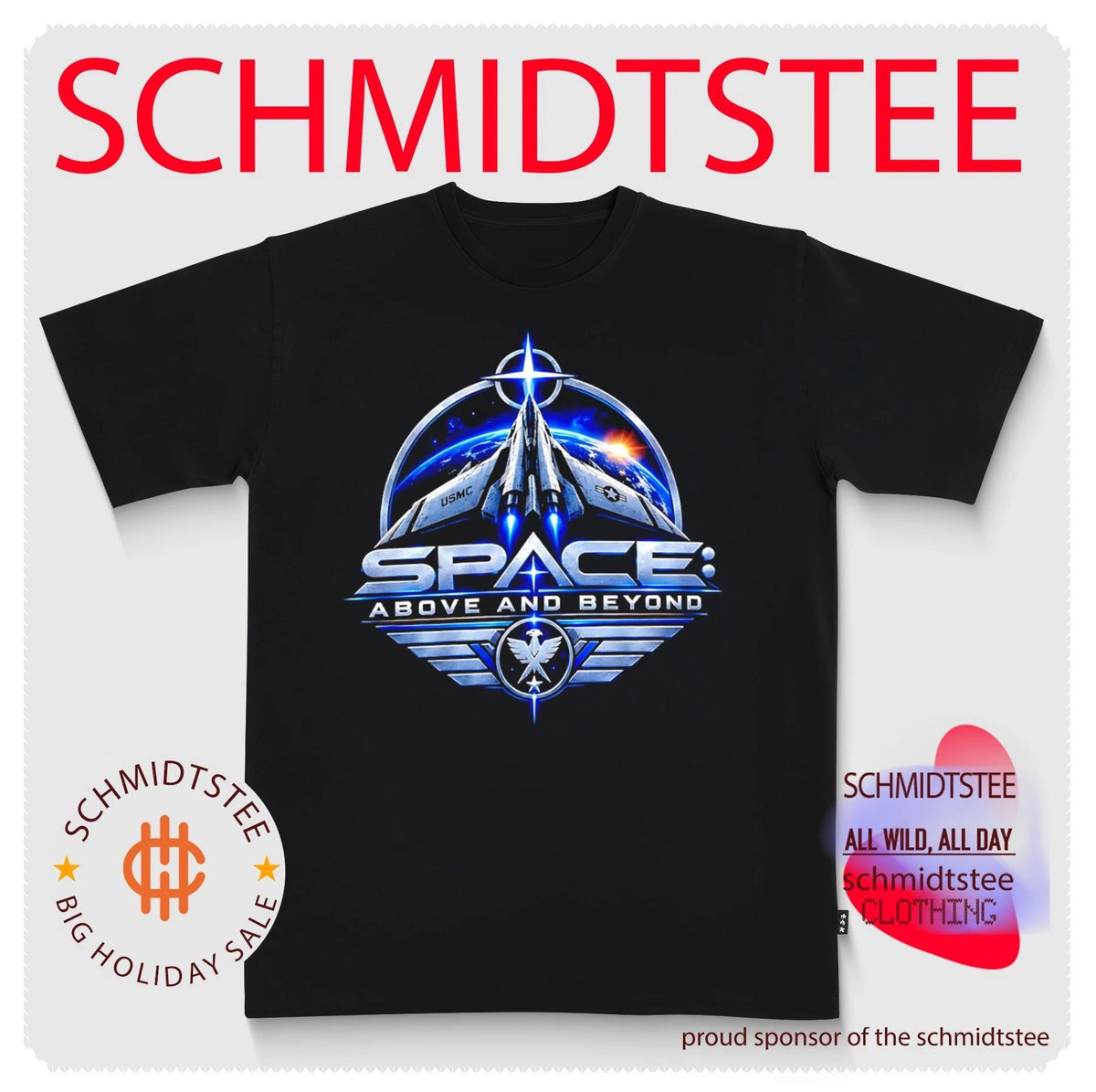 Space Above and Beyond USMC Logo Sci-Fi shirt
