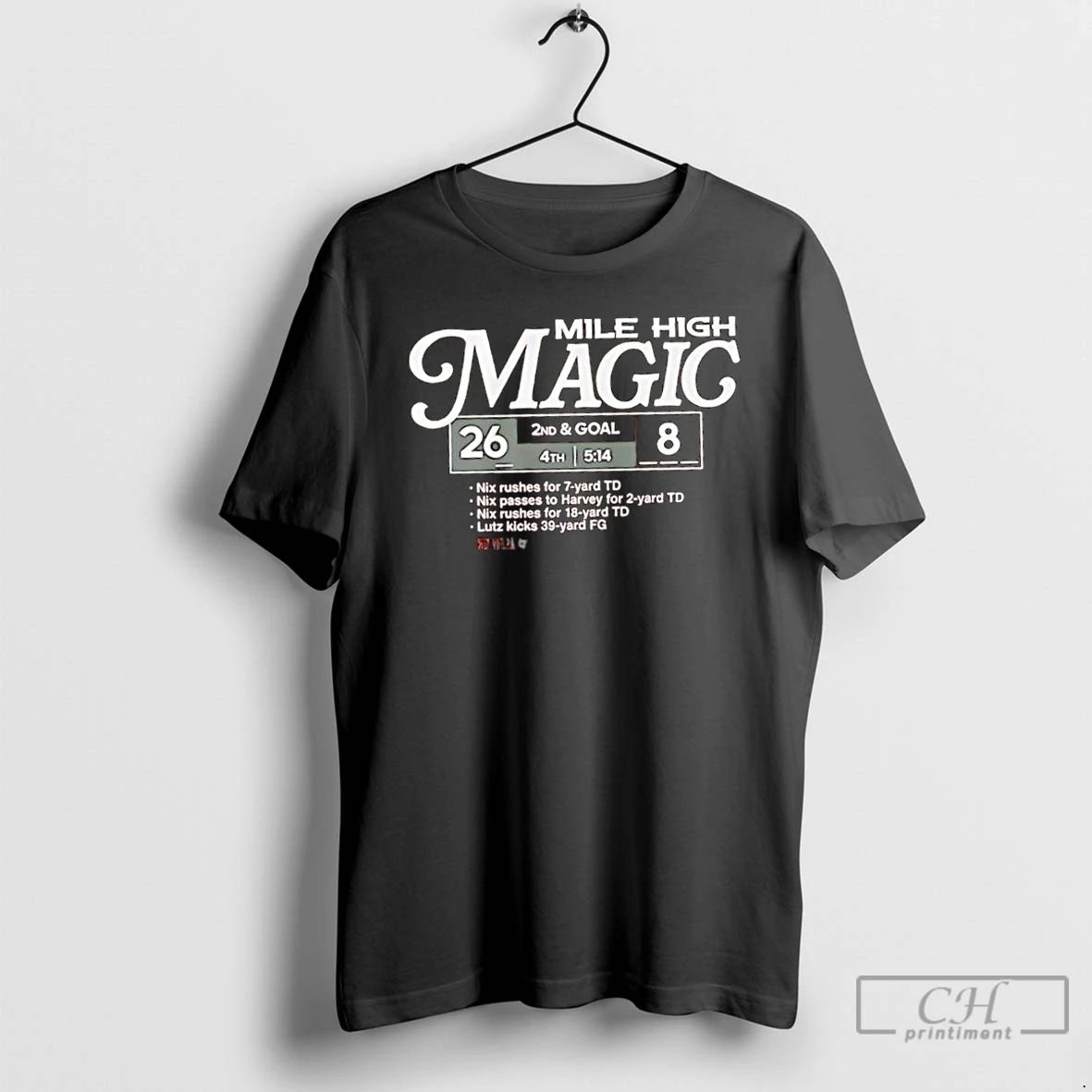 Classic Denver Football Mile High Magic 2nd Goal T Shirts