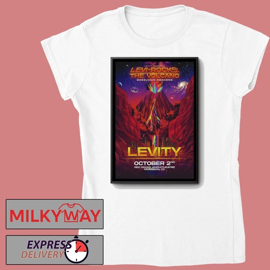 Levity At Red Rocks Amphitheatre On Oct 2 2026 Poster shirt
