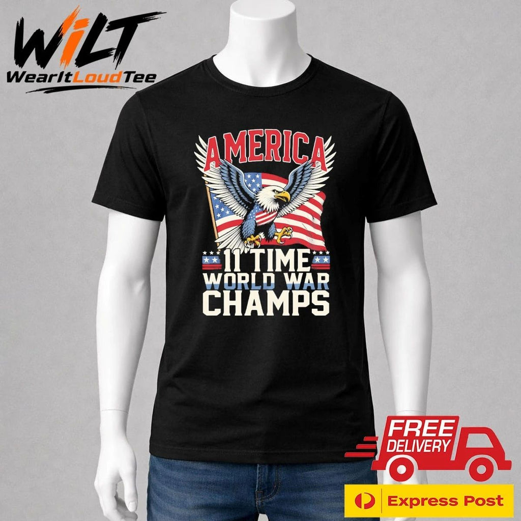 America 11 Time World War Champs Shirt