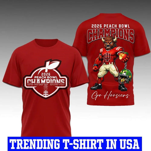 2026 Iu Hoosiers Football Chick-fil-a Peach Bowl Champions Shirt