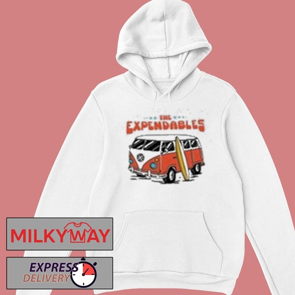 LIMITED The Expendables White 2026 TEE Santa Cruz Tour shirt