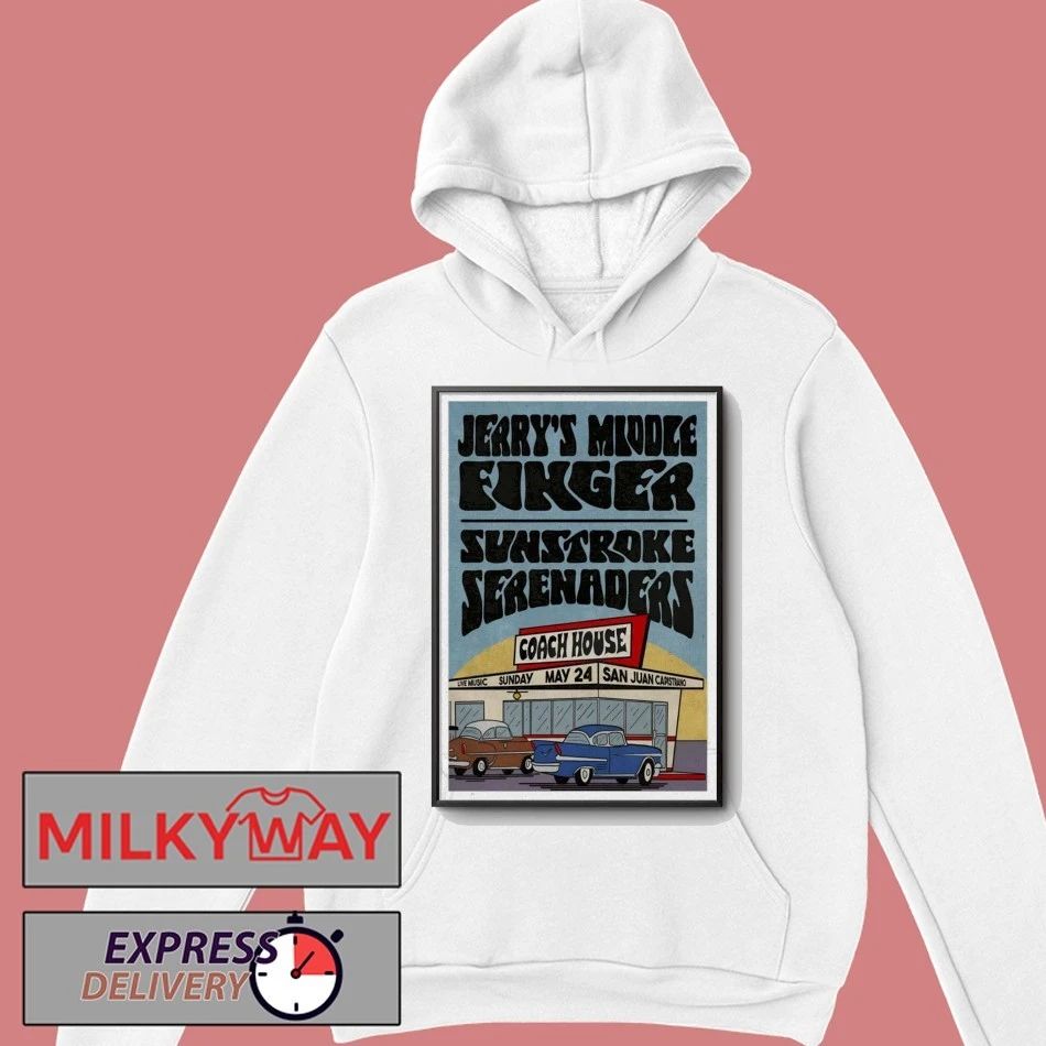 TOUR Jerry’s Middle Finger San Juan Capistrano May 24 2026 Poster shirt
