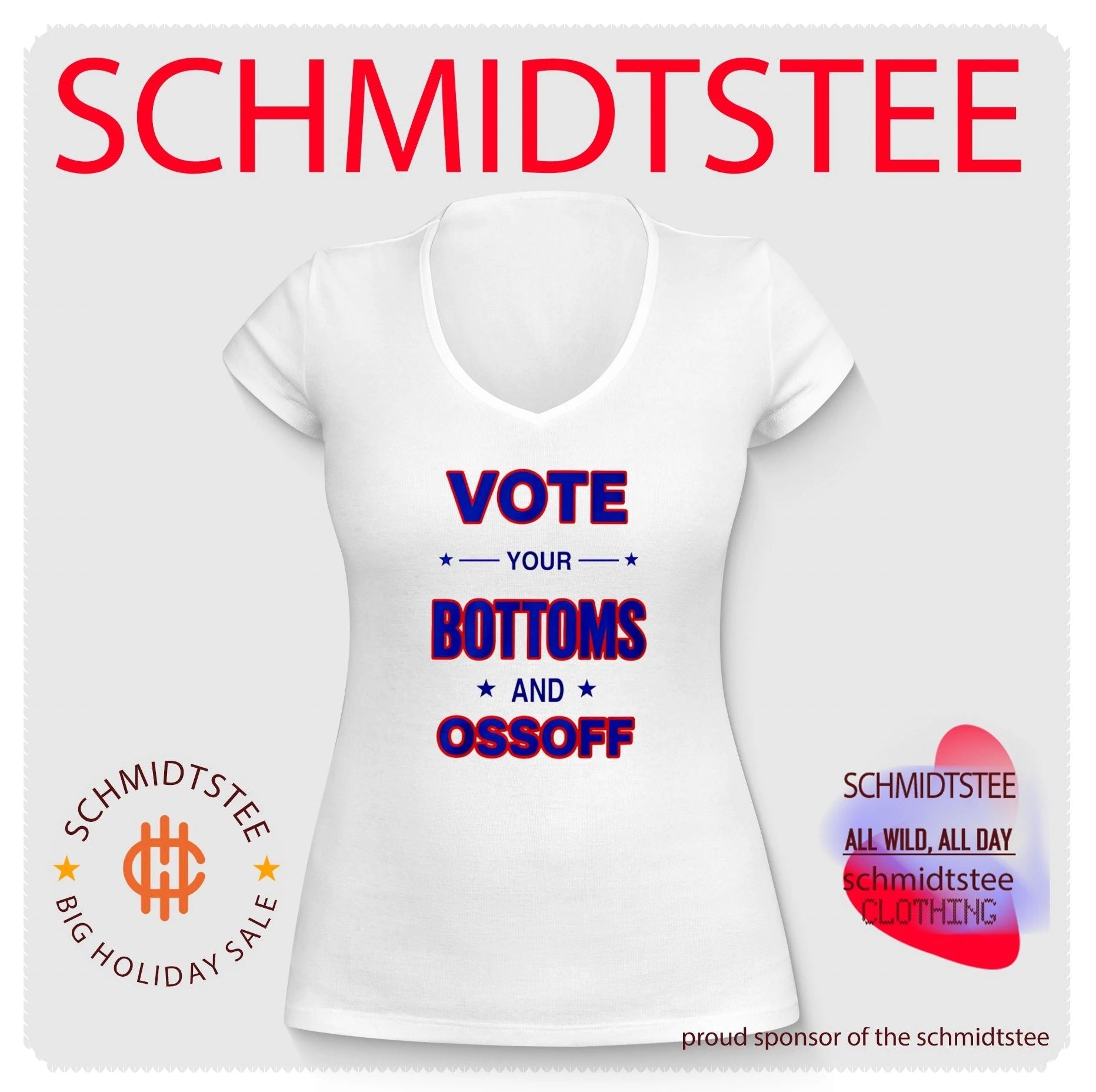 Vote Your Bottoms And Ossoff 2026 shirt