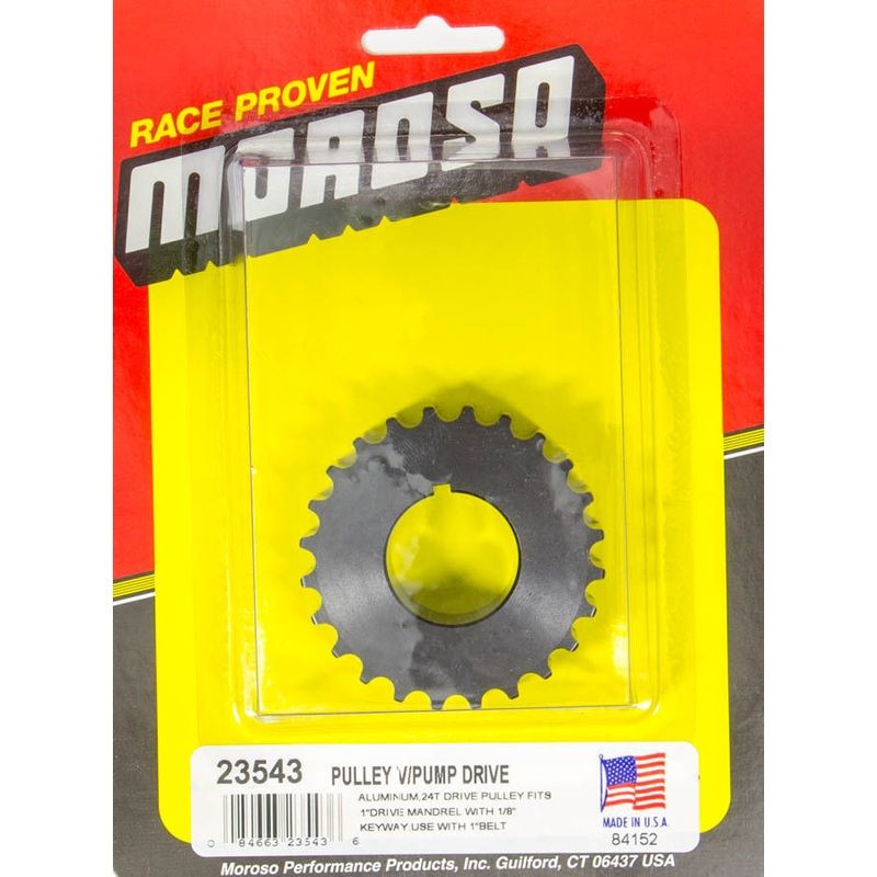 Moroso 23543 Dry Sump Drive Pulley 24T- Radius Tooth