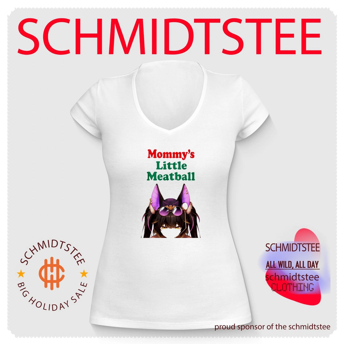Mommy’s Little Meatball Bat Vtuber Shirt