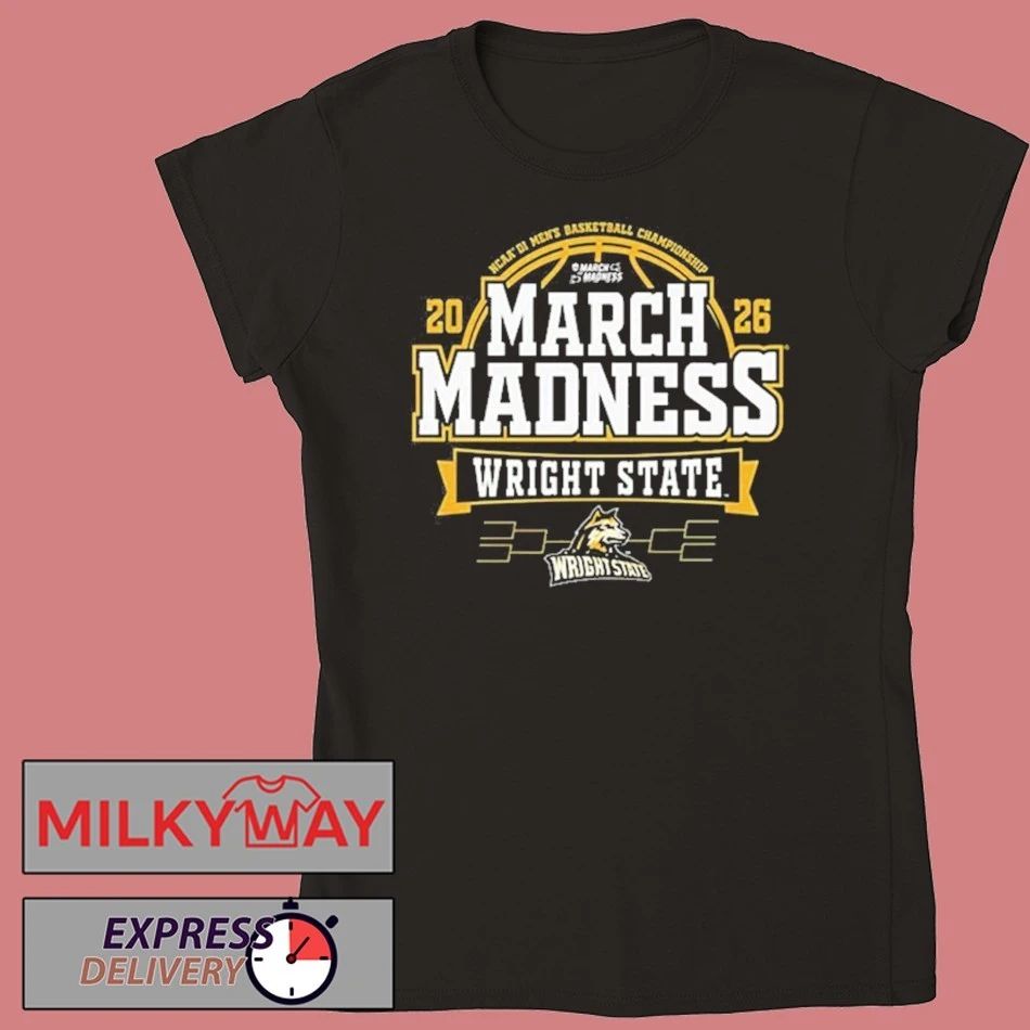 Wright State Raiders March Madness 2026 NCAA Division I Men’s Basketball Championship shirt