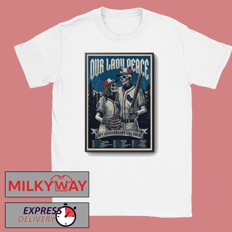 Our Lady Peace POSTER 30th Anniversary USA Tour 2026 shirt