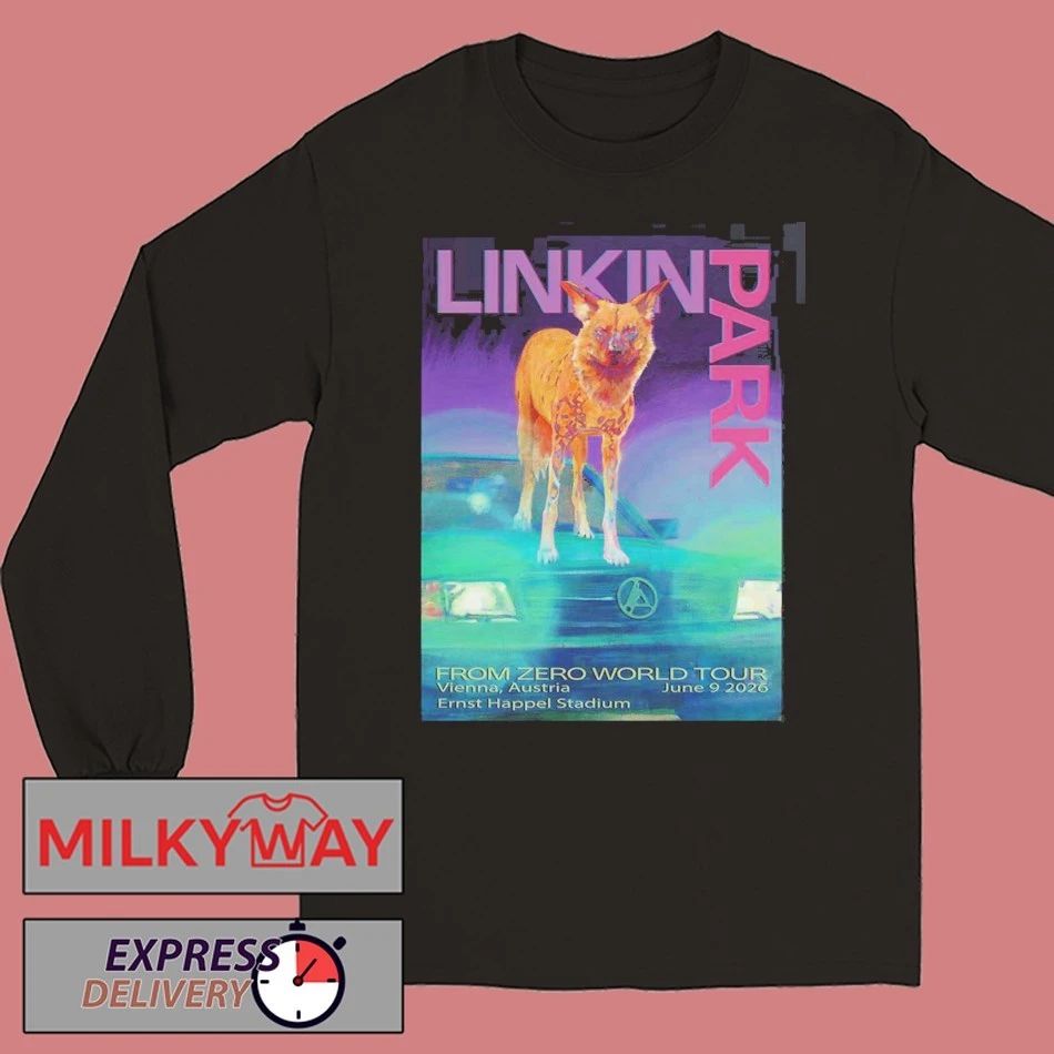 Linkin Park From Zero 2026 Tour Vienna Austria Poster At Ernst Happel Stadium On June 9 2026 T-Shirt