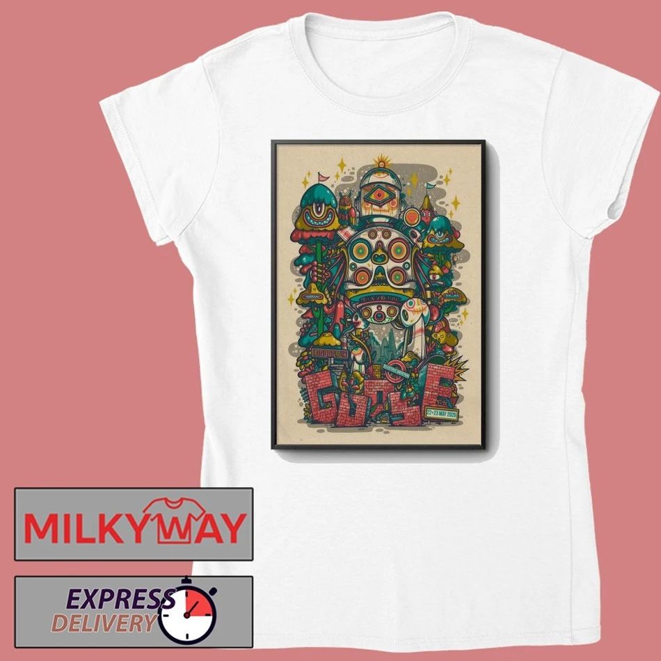 Goose Electric Brixton, London UK May 22-23 2026 Poster shirt